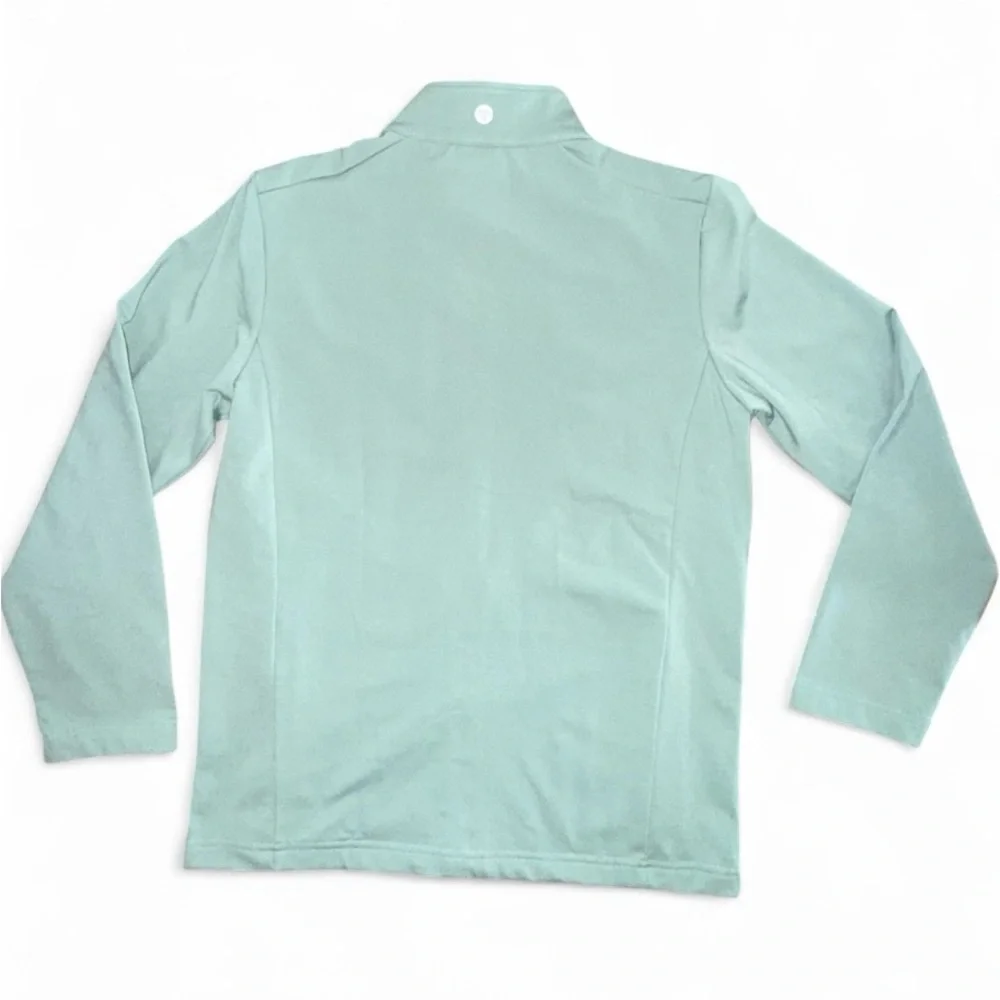 Maelreg Performance Jacket Girls Size 14-16 Youth Dusty Green Full Zip NWT